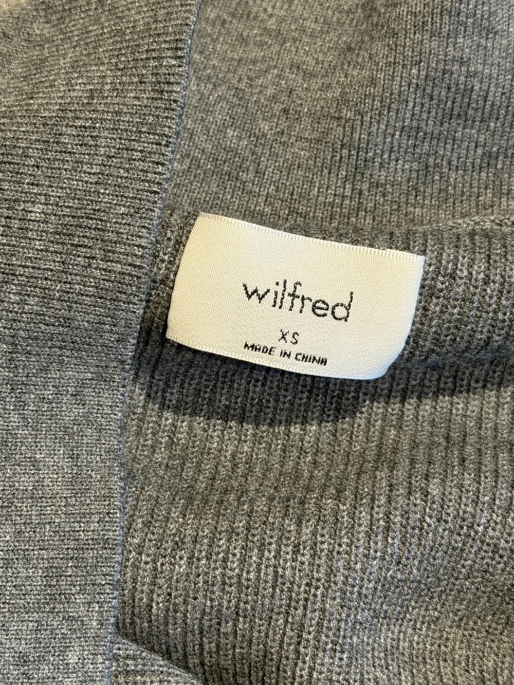 WILFRED ARITZIA COVE DRESS RIBBED KNIT POLO SWEATER DRESS - Picture 8 of 14